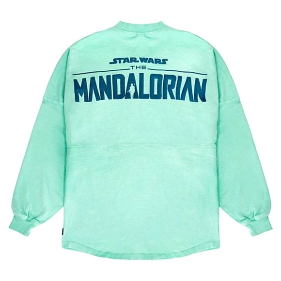 Disney Parks Exclusive Yoda Spirit Jersey The Mandalorian sweatshirt NWT - Picture 2 of 13